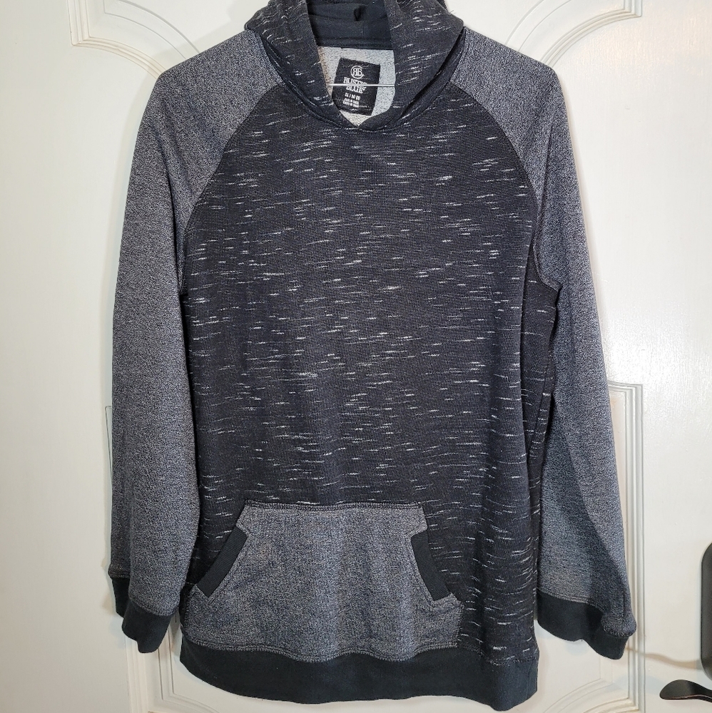 Rustic Blue black hoodieSize Youth XL